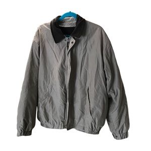Jos A. Banks Grey  Sportswear Mens Jacket szLg
